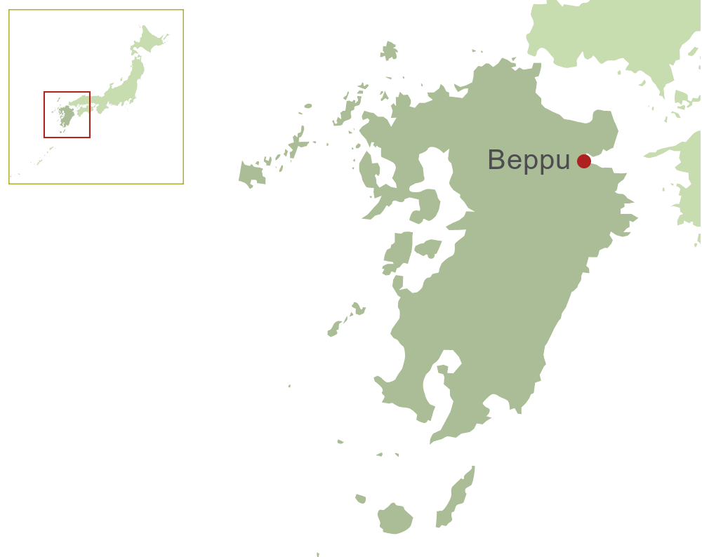 Beppu Map