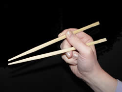 correct way to use chopsticks