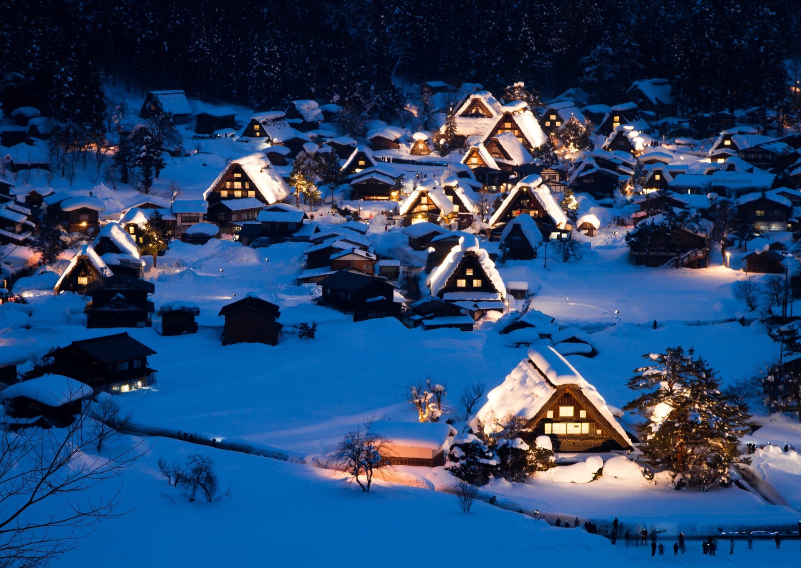 where to visit japan winter