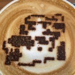 Mario-themed Latte