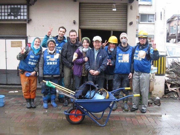 Volunteering in Ishinomaki