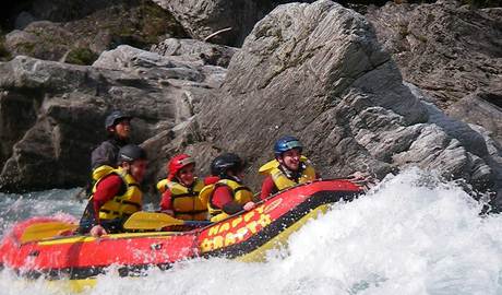 Rafting on the Yoshino River 